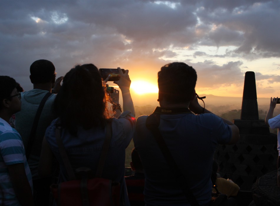 Wonderful Borobudur Sunset