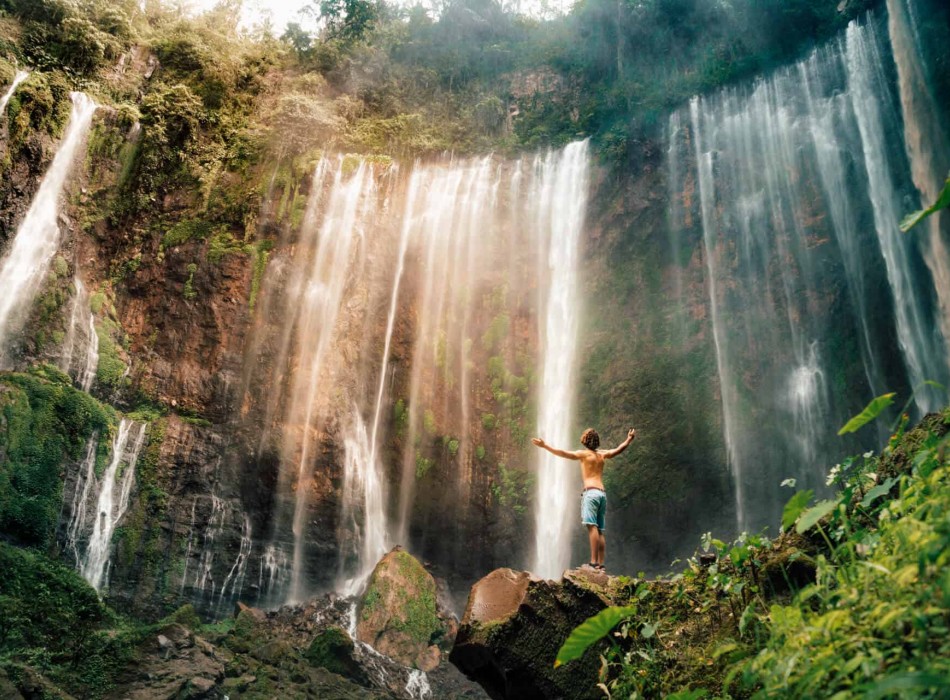 Tumpak Sewu Waterfall Tour from Malang