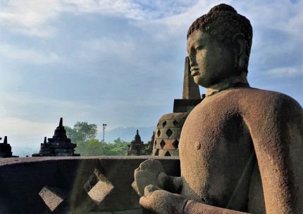 From Bali : Borobudur One Day Tour with Flights